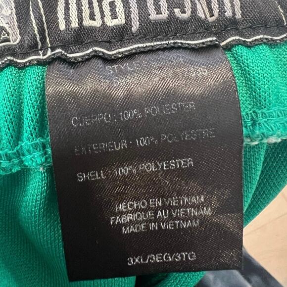 Vintage Reebok NBA Celtics Wide Leg Track Pant Green Size 3XL - Picture 7 of 7